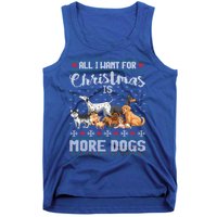 All I Want For Christmas Is More Dogs Ugly Xmas Sweater Gift Tank Top