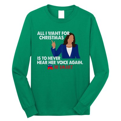 All I Want For Christmas Is To Never Hear Her Voice Again Long Sleeve Shirt