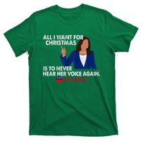 All I Want For Christmas Is To Never Hear Her Voice Again T-Shirt