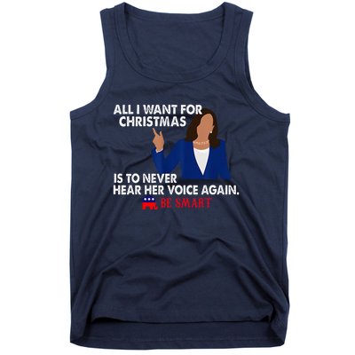 All I Want For Christmas Is To Never Hear Her Voice Again Tank Top