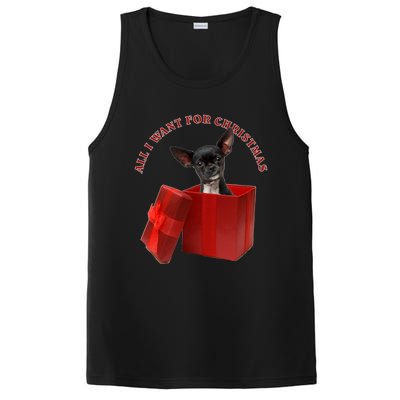 All I Want For Christmas Chihuahua Meaningful Gift PosiCharge Competitor Tank