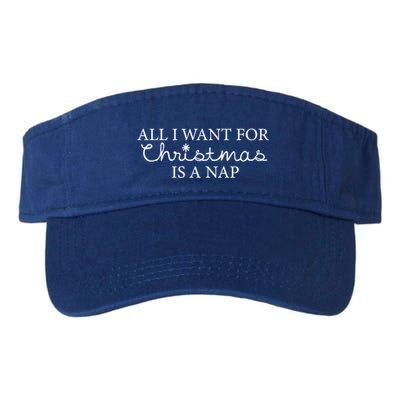 All I Want For Christmas Is A Nap Funny Holiday Gift Visor