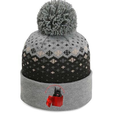 All I Want For Christmas French Bulldog Gift The Baniff Cuffed Pom Beanie