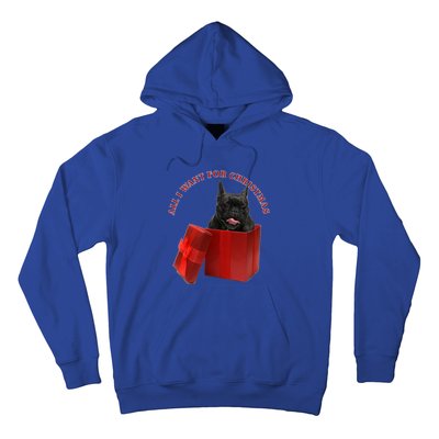 All I Want For Christmas French Bulldog Gift Hoodie