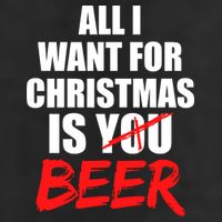 All I Want For Christmas Is Beer Funny Gift Adult Drive Performance Visor