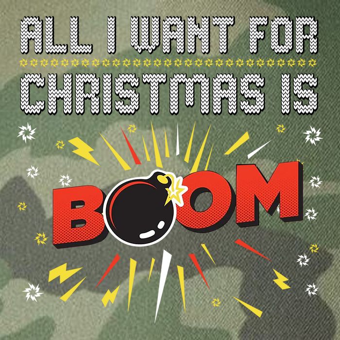All I Want For Christmas Is Boom Legacy Tie Dye Trucker Hat