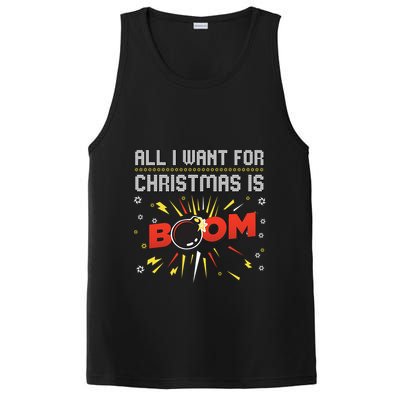 All I Want For Christmas Is Boom PosiCharge Competitor Tank