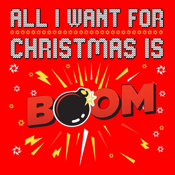 All I Want For Christmas Is Boom 16 in Basic Backpack