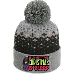 All I Want For Christmas Is Sleep Sipping Hot Cocoa Gift The Baniff Cuffed Pom Beanie