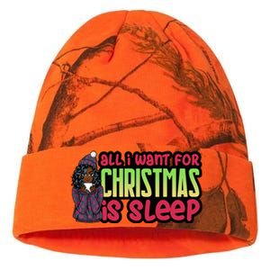 All I Want For Christmas Is Sleep Sipping Hot Cocoa Gift Kati Licensed 12" Camo Beanie