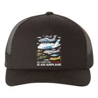 All I Want For Christmas Is An Airplane Merry Christmas Yupoong Adult 5-Panel Trucker Hat