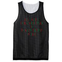 All I Want For Christmas Is Donald Trump In Jail Mesh Reversible Basketball Jersey Tank