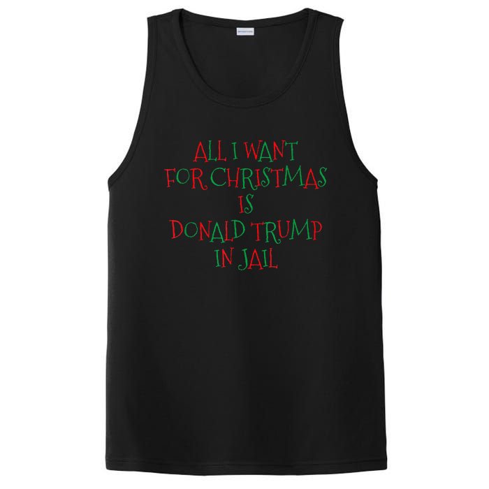 All I Want For Christmas Is Donald Trump In Jail PosiCharge Competitor Tank