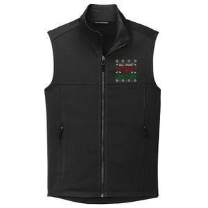 All I Want For Christmas Is A Lobotomy Ugly Christmas Collective Smooth Fleece Vest