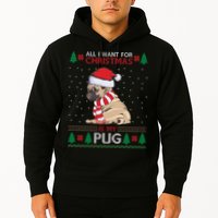 All I Want For Christmas Is My Pug Ugly Christmas Hoodie