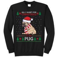 All I Want For Christmas Is My Pug Ugly Christmas Sweatshirt