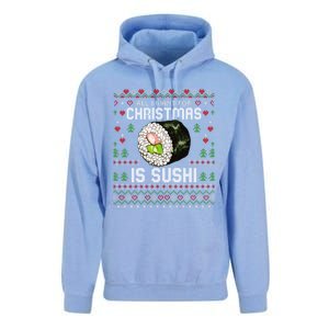 All I Want For Christmas Is Sushi Ugly Xmas Sweater Gift Unisex Surf Hoodie