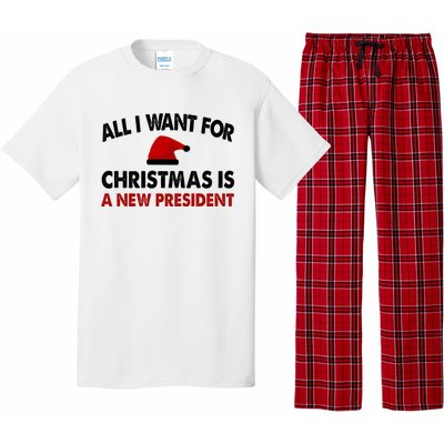 All I Want For Christmas Is A New President Funny Gift Pajama Set