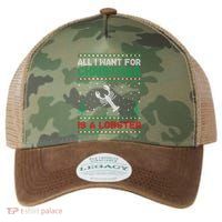 All I Want For Xmas Is A Lobster Ugly Christmas Gift Legacy Tie Dye Trucker Hat