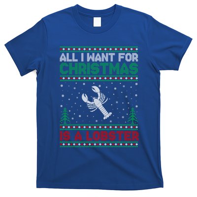 All I Want For Xmas Is A Lobster Ugly Christmas Gift T-Shirt
