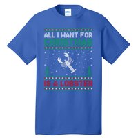 All I Want For Xmas Is A Lobster Ugly Christmas Gift Tall T-Shirt