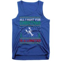 All I Want For Xmas Is A Lobster Ugly Christmas Gift Tank Top