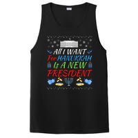 All I Want For Hanukkah Is A New President, Funny Hanukkah PosiCharge Competitor Tank