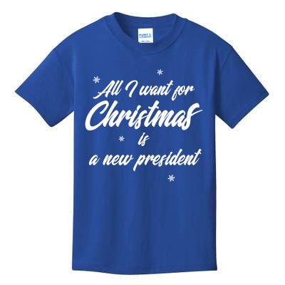 All I Want For Christmas Is A New President Gift Kids T-Shirt