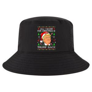 All I Want For Christmas Is Trump Back 2024 Cool Comfort Performance Bucket Hat