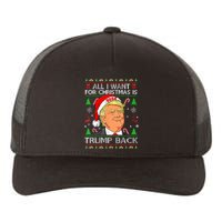 All I Want For Christmas Is Trump Back 2024 Yupoong Adult 5-Panel Trucker Hat