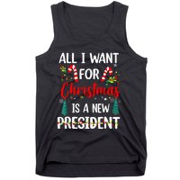 All I Want For Christmas Is A New President Xmas Pajama Tank Top