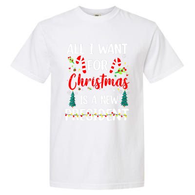 All I Want For Christmas Is A New President Xmas Pajama Garment-Dyed Heavyweight T-Shirt