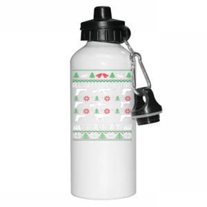 All I Want Is More Guns Collector Hunting Ugly Christmas Gift Aluminum Water Bottle