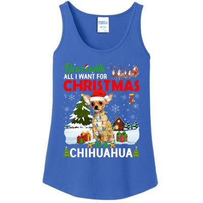 All I Want For Christmas Is A Chihuahua Family Pajamas Cool Gift Ladies Essential Tank