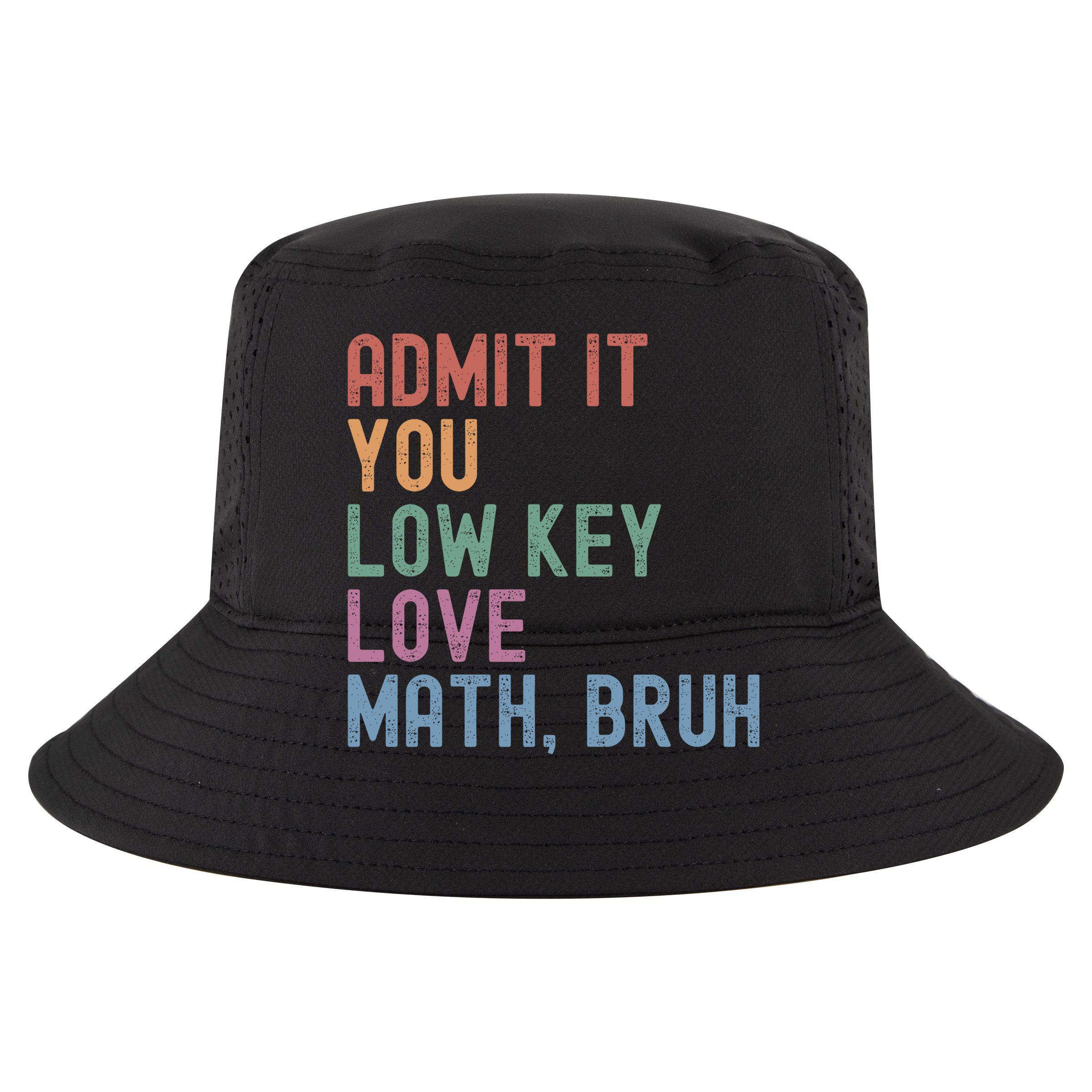 Admit It You Low Key Love Math Bruh Mesh Reversible Basketball Jersey Tank