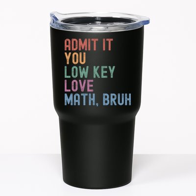 Admit It You Low Key Love Math Bruh Tumbler