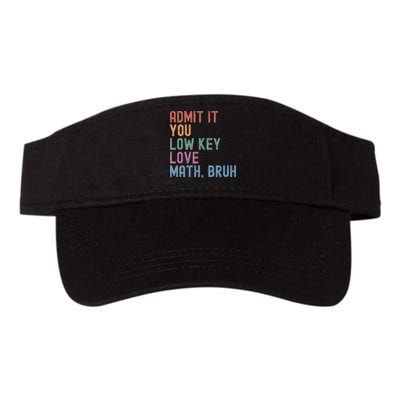 Admit It You Low Key Love Math Bruh Visor