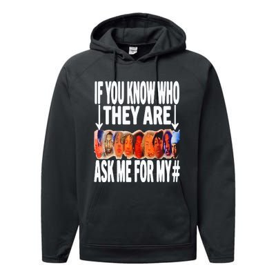 Awesome If You Know Who They Are Ask Me For My Performance Fleece Hoodie