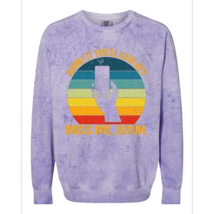 Admit It YouLl Low Key Miss Me Bruh Funny Bruh Teacher Colorblast Crewneck Sweatshirt