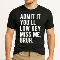 Admit It Youll Low Key Miss Me Bruh Funny Teacher Summer Cooling Performance Crew T-Shirt