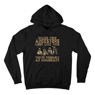 American Indian YouRe Probably An Immigrant Hoodie