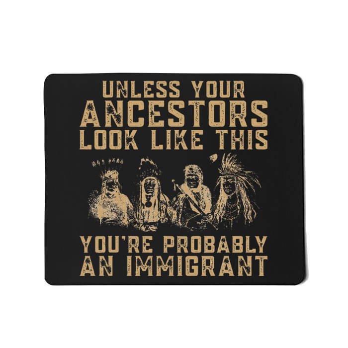 American Indian YouRe Probably An Immigrant Mousepad