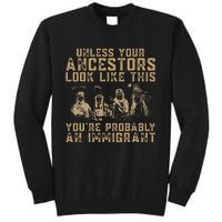 American Indian YouRe Probably An Immigrant Tall Sweatshirt