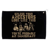 American Indian YouRe Probably An Immigrant Grommeted Golf Towel