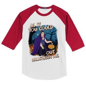 As If You Could Out Halloween Vampire Costume Edward Kids Colorblock Raglan Jersey