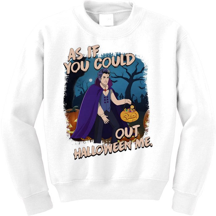 As If You Could Out Halloween Vampire Costume Edward Kids Sweatshirt