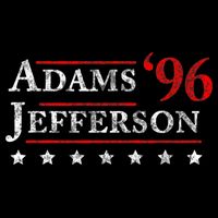 Adams Jefferson 1796 Vintage Election 4th Of July Gift Backpack
