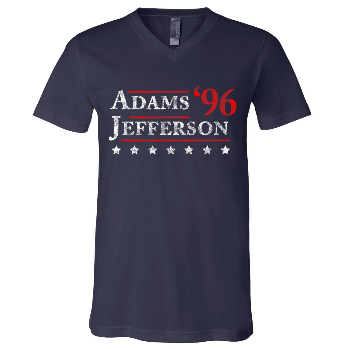 Adams Jefferson 1796 Vintage Election 4th Of July Gift V-Neck T-Shirt