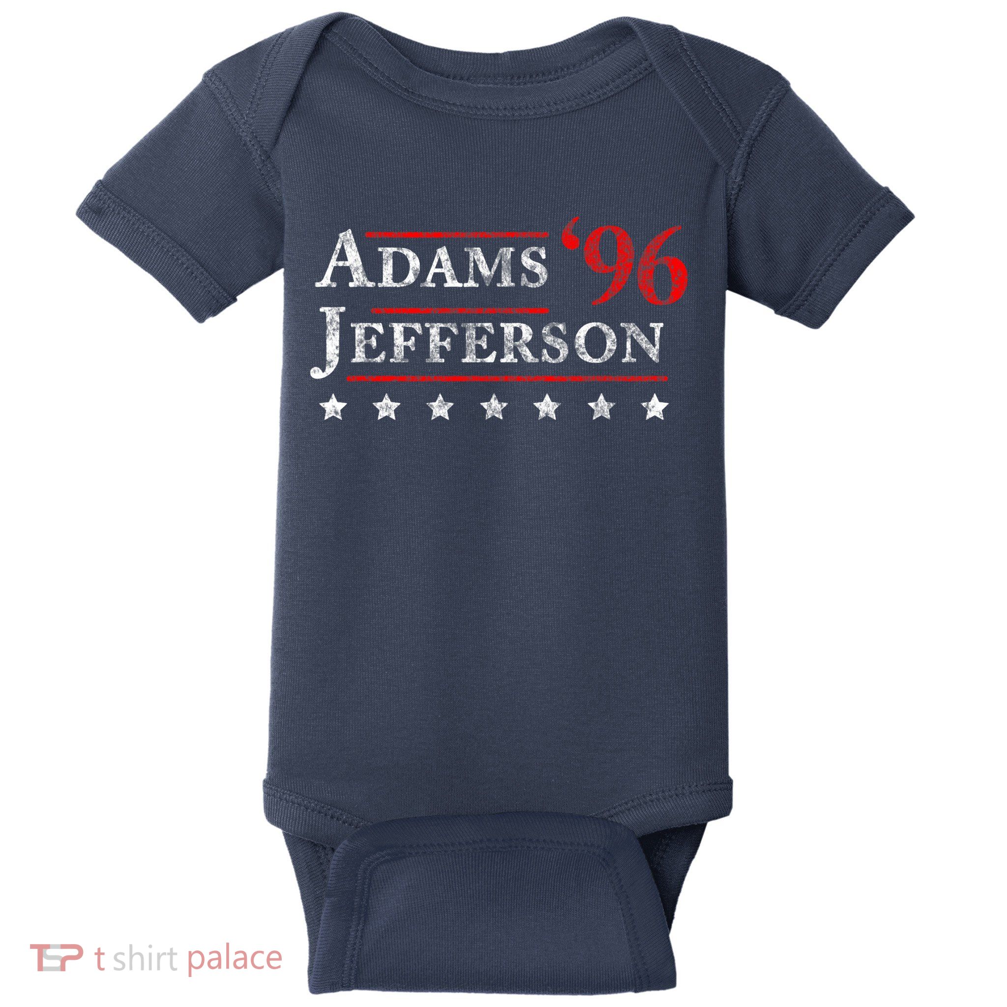 Adams Jefferson 1796 Vintage Election 4th Of July Gift Baby Bodysuit