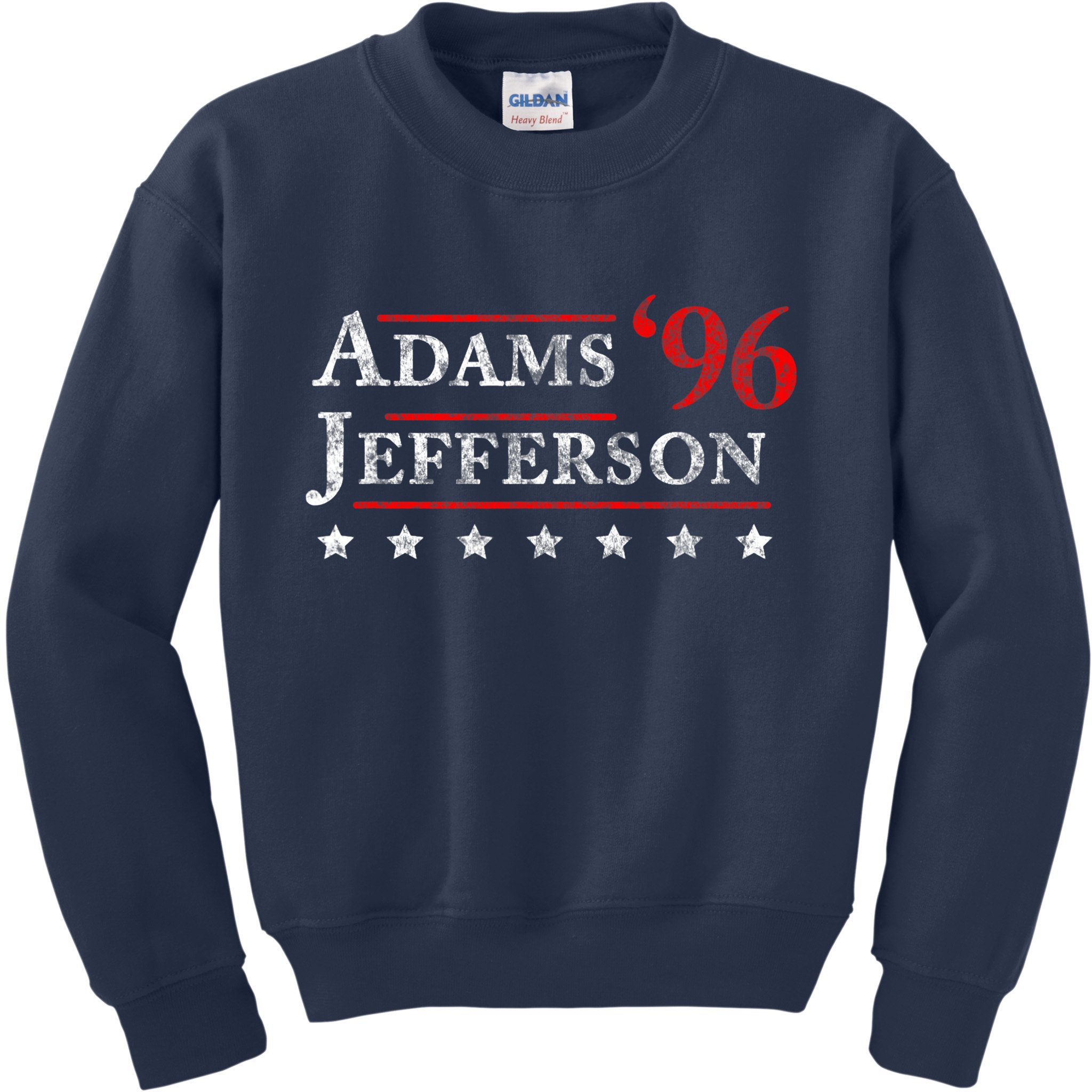 Adams Jefferson 1796 Vintage Election 4th Of July Gift Kids Sweatshirt